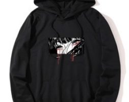 Guys Kangaroo Pocket Comic Graphic Drawstring Hoodie