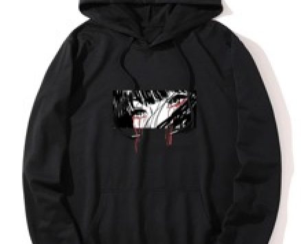 Guys Kangaroo Pocket Comic Graphic Drawstring Hoodie