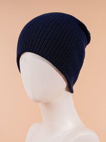 Guys Knit Slouchy Beanie