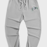 Guys Letter Alien Graphic Drawstring Sweatpants