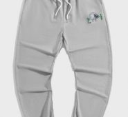 Guys Letter Alien Graphic Drawstring Sweatpants