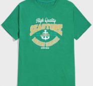Guys Letter Anchor Graphic Tee