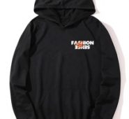 Guys Letter Butterfly Graphic Pocket Hoodie