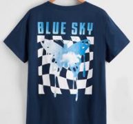 Guys Letter Butterfly Graphic Tee