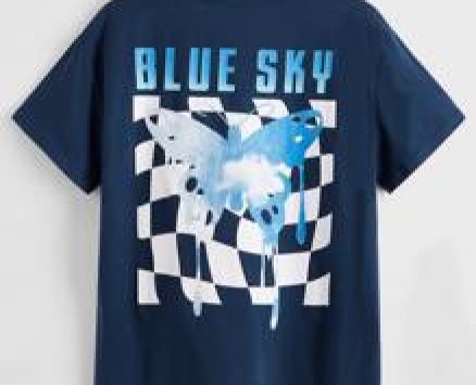 Guys Letter Butterfly Graphic Tee