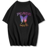 Guys Letter Butterfly Graphic Tee