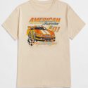 Guys Letter Car Graphic Tee