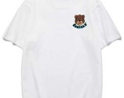 Guys Letter Cartoon Bear Graphic Tee