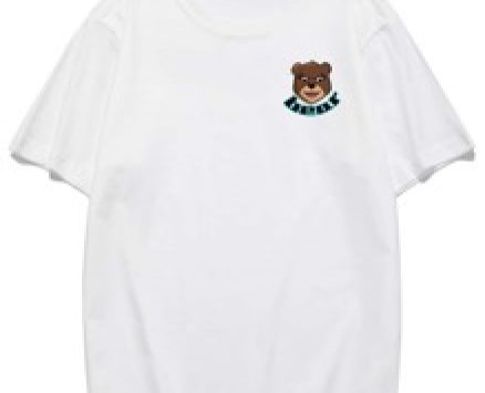 Guys Letter Cartoon Bear Graphic Tee