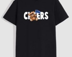 Guys Letter Cartoon Bear Graphic Tee