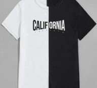 Guys Letter Colorblock Tee