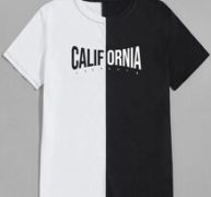 Guys Letter Colorblock Tee