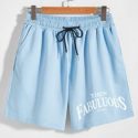 Guys Letter Drawstring Shorts