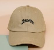 Guys Letter Embroidered Baseball Cap