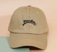 Guys Letter Embroidered Baseball Cap
