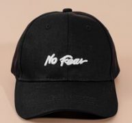 Guys Letter Embroidered Baseball Cap