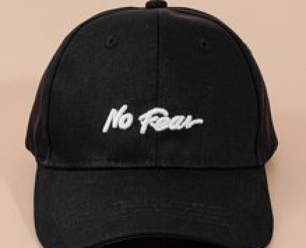 Guys Letter Embroidered Baseball Cap