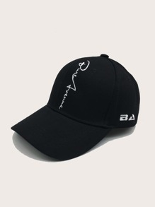 Guys Letter Embroidery Baseball Cap