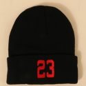 Guys Letter Embroidery Knit Beanie