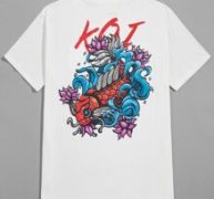 Guys Letter Fish Graphic Tee