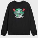 Guys Letter Floral Graphic Sweatshirt