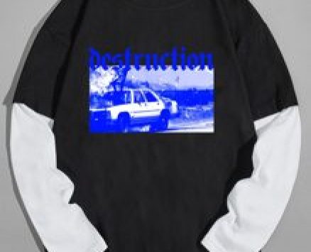 Guys Letter Graphic 2 In 1 Tee