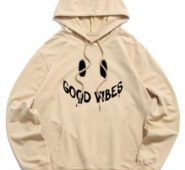 Guys Letter Graphic Drawstring Hoodie