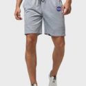 Guys Letter Graphic Drawstring Shorts 7”