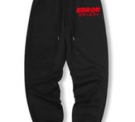 Guys Letter Graphic Drawstring Sweatpants
