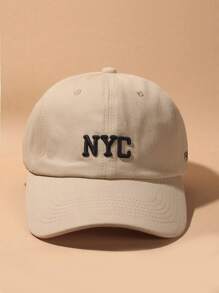 Guys Letter Graphic Embroidery Baseball Cap