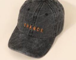 Guys Letter Graphic Embroidery Baseball Cap