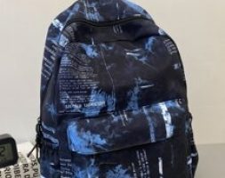 Guys Letter Graphic Functional Backpack