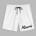 Guys Letter Graphic Shorts