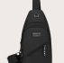 Guys Letter Graphic Shoulder Sling Bag