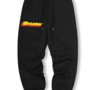 Guys Letter Graphic Sweatpants