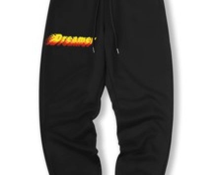 Guys Letter Graphic Sweatpants