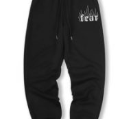 Guys Letter Graphic Sweatpants