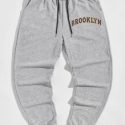 Guys Letter Graphic Sweatpants