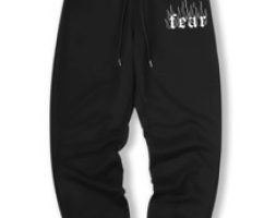 Guys Letter Graphic Sweatpants
