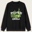 Guys Letter Graphic Sweatshirt