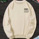 Guys Letter Graphic Sweatshirt