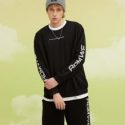 Guys Letter Graphic Sweatshirt & Shorts