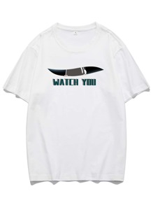 Guys Letter Graphic Tee