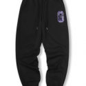 Guys Letter Print Drawstring Sweatpants