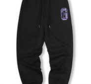 Guys Letter Print Drawstring Sweatpants