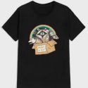 Guys Letter Rainbow & Animal Graphic Tee