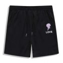 Guys Letter Rose Graphic Drawstring Shorts