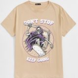 Guys Letter Skull Graphic Tee