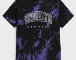 Guys Letter Tie Dye Tee