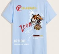 Guys Letter Tiger Graphic Tee